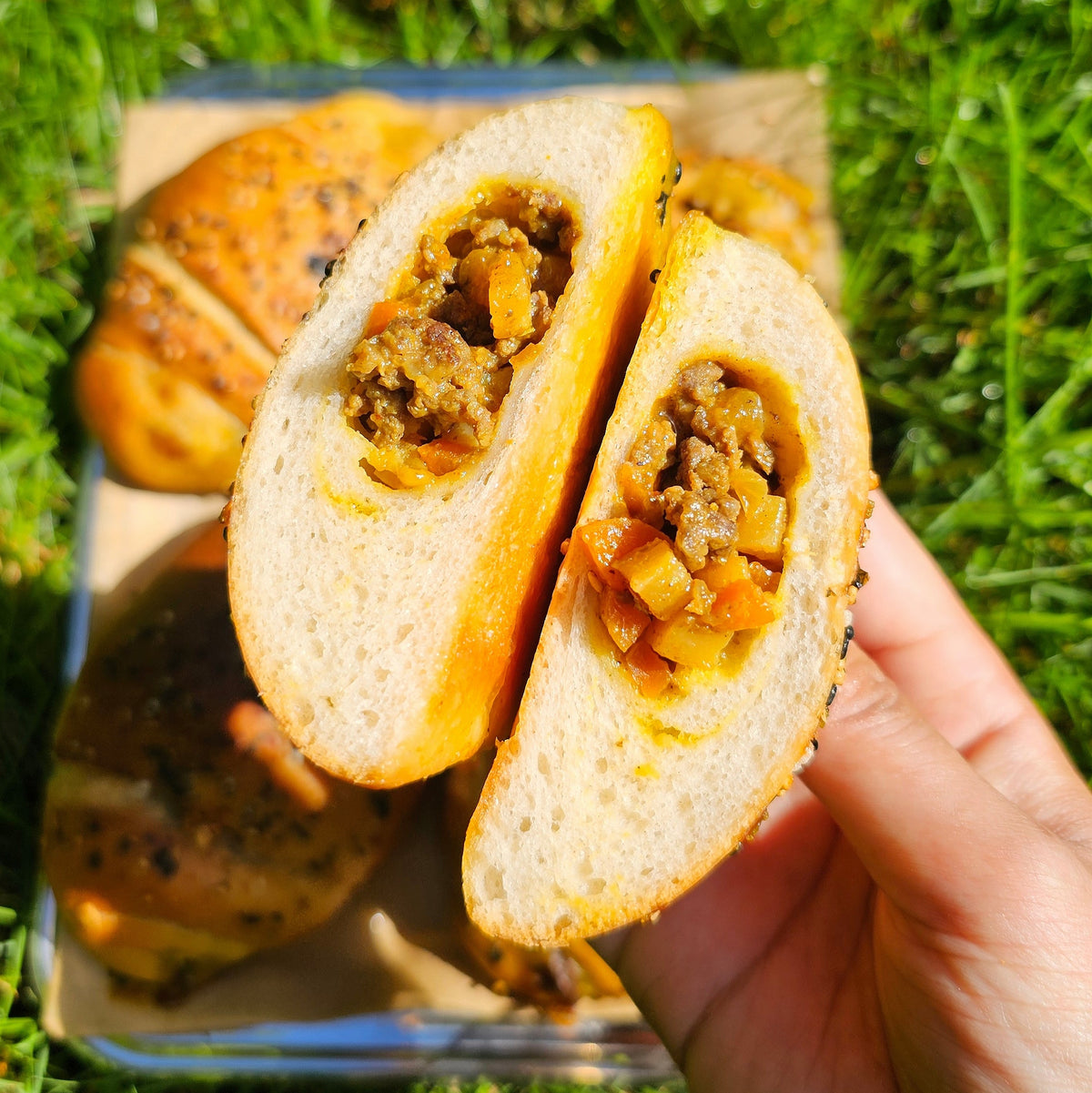 Japanese Curry Salt Bread